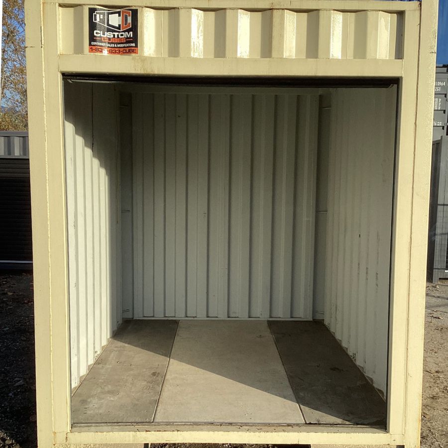 10'HC New Cut-Down Shipping Container w/ Roll-Up Door — Mr Container