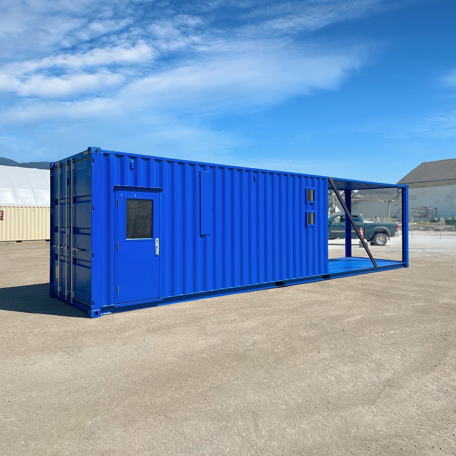 40’ Custom Equipment Enclosure - Custom Cubes