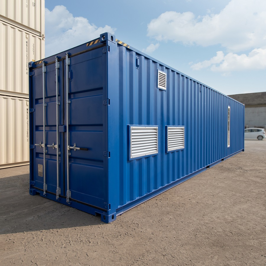 40’ Custom Equipment Housing Unit - Custom Cubes