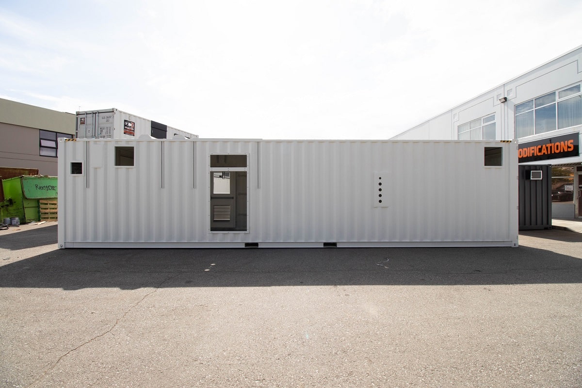 40’ Custom Mechanical Enclosure - Custom Cubes