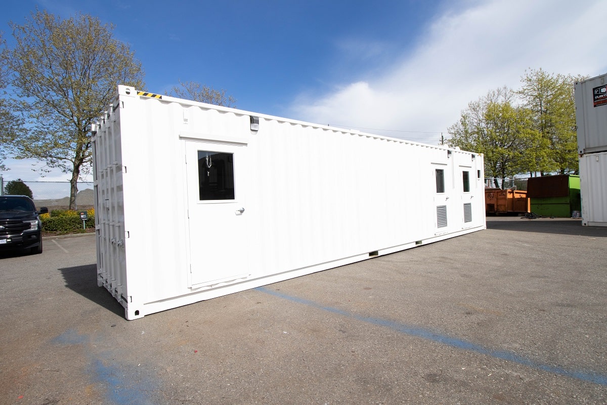 40’ Custom Mechanical Enclosure - Custom Cubes