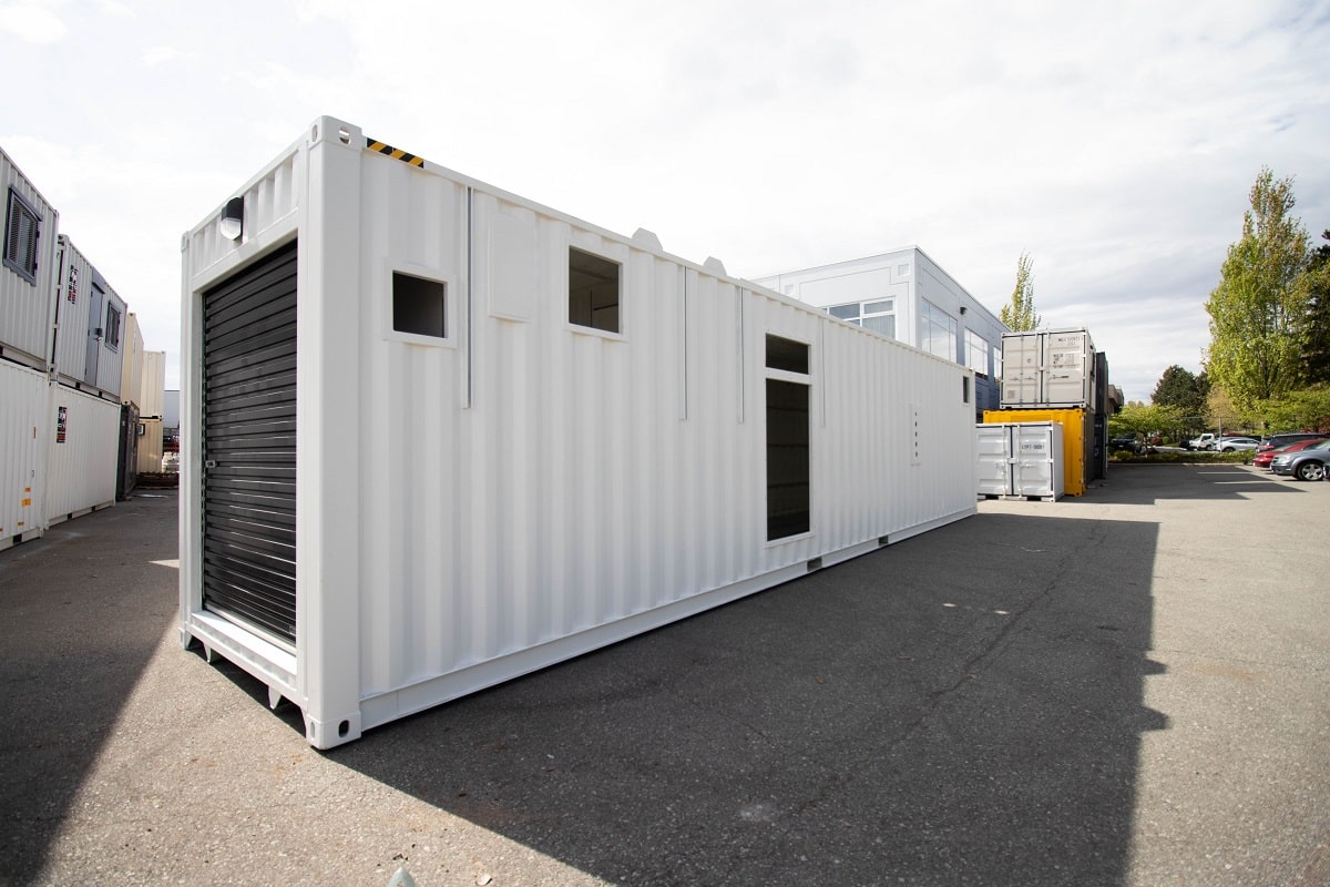 40’ Custom Mechanical Enclosure - Custom Cubes