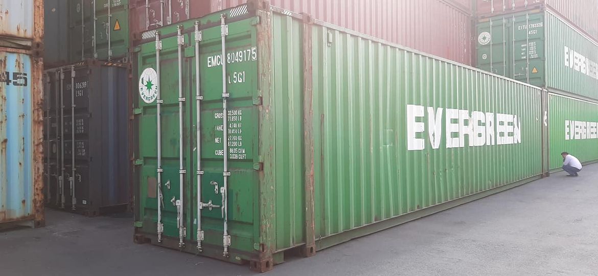 45’HC Used Shipping Container - Custom Cubes